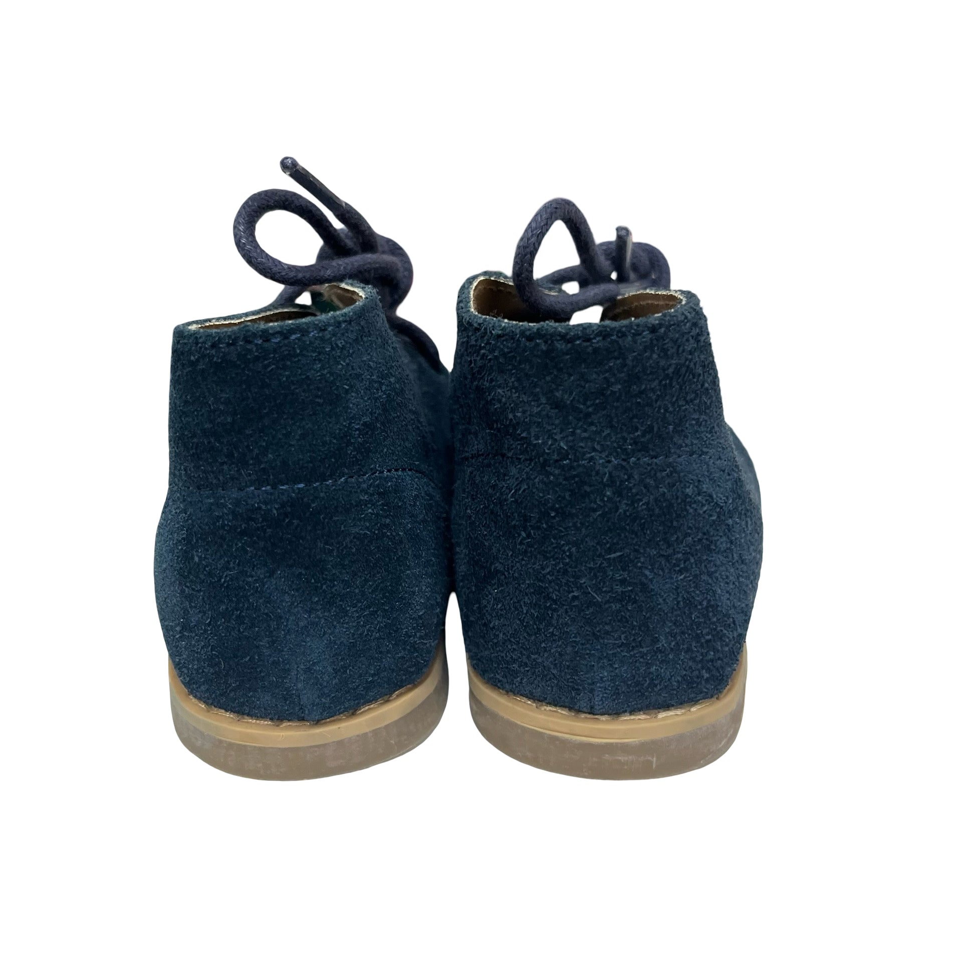 Janie and Jack Navy Suede Ankle Boots - Size 6