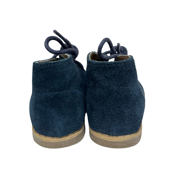 Janie and Jack Navy Suede Ankle Boots - Size 6