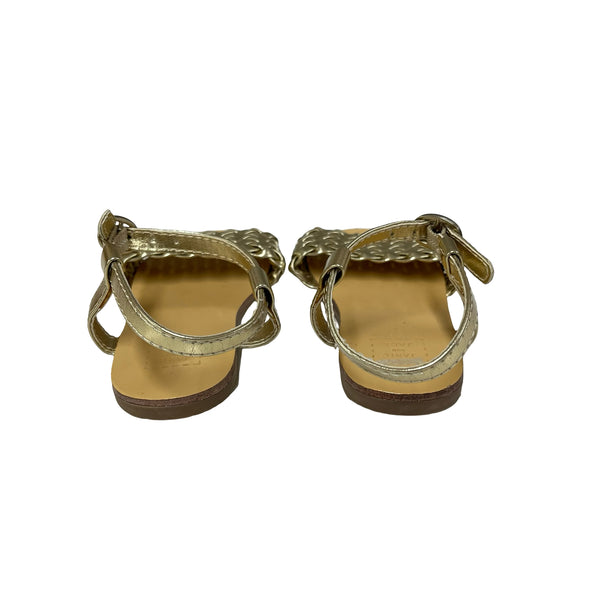 Janie and Jack Gold Sandals - Size 4