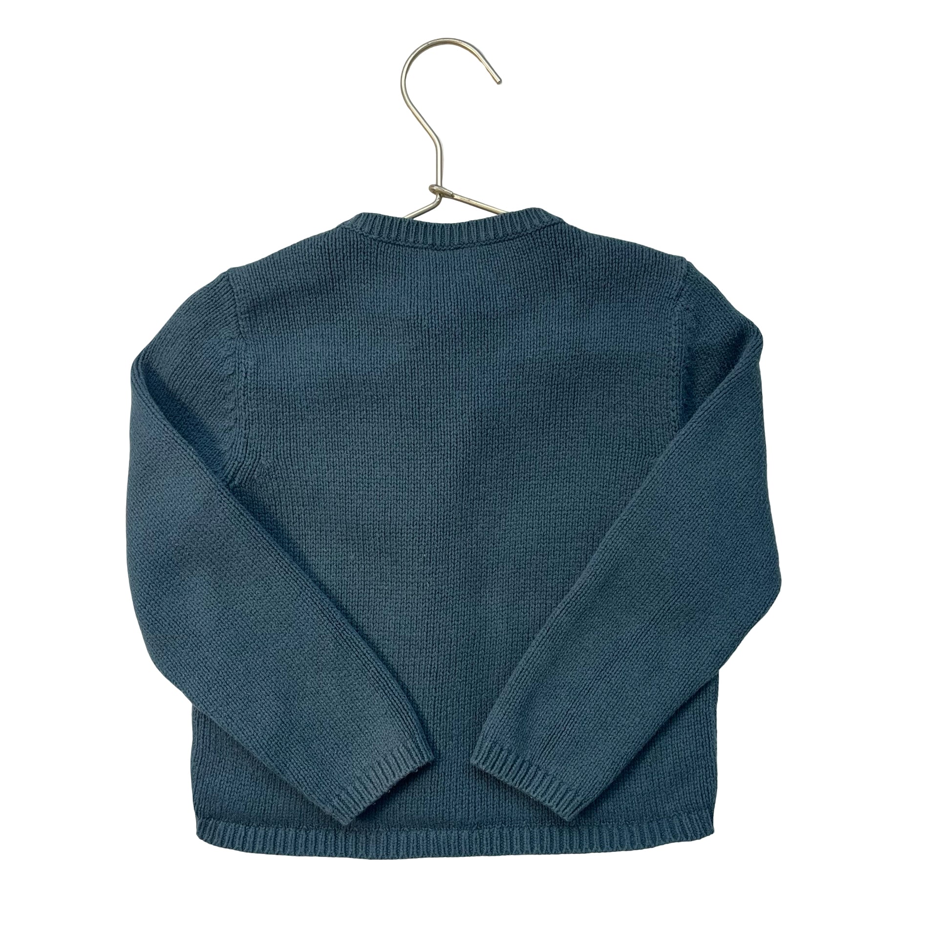 Tape a L'Oeil Teal Cardigan Sweater - Size 4A