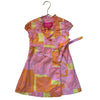 Lilly Pulitzer Pink, Yellow, Orange Elephant Print Wrap Dress - Size 3