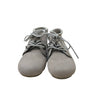 Tiny Poise Tots Khaki Suede Lace Up Shoes - Size 7