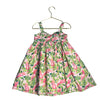Janie and Jack Pink & Green Tropical Bird & Leaf Dress - Size 4