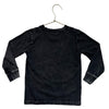 Three & Out Black Vintage Wash Football Graphic Shirt - Size 4