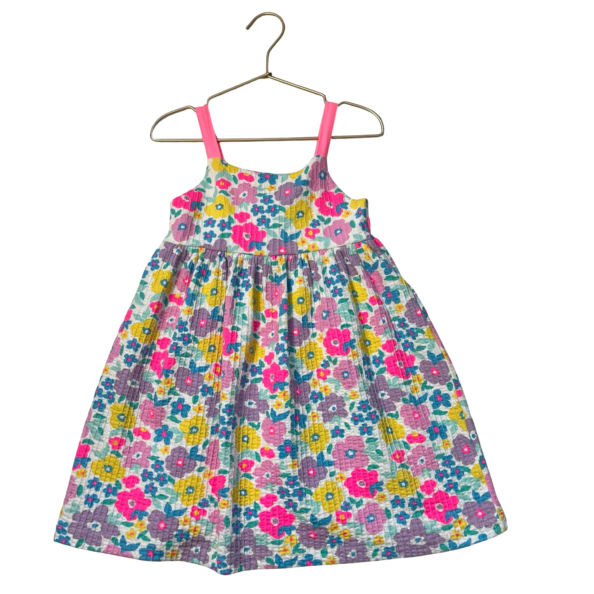 Zara Colorful Flower Print Dress - Size 6