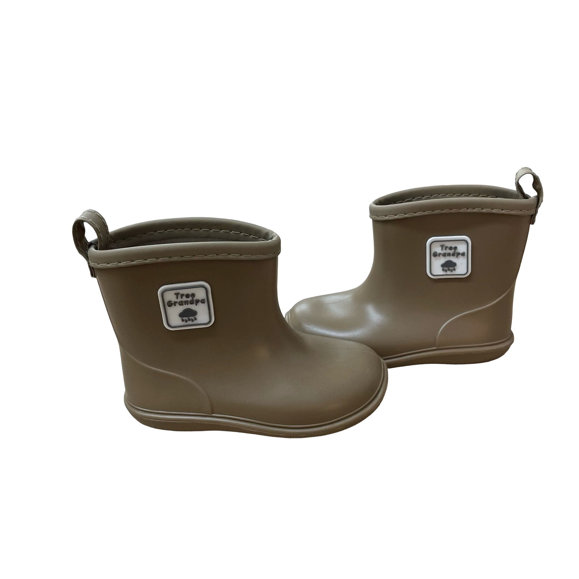 Tree Grandpa Khaki Rain Boots - Size 14 (US 6)