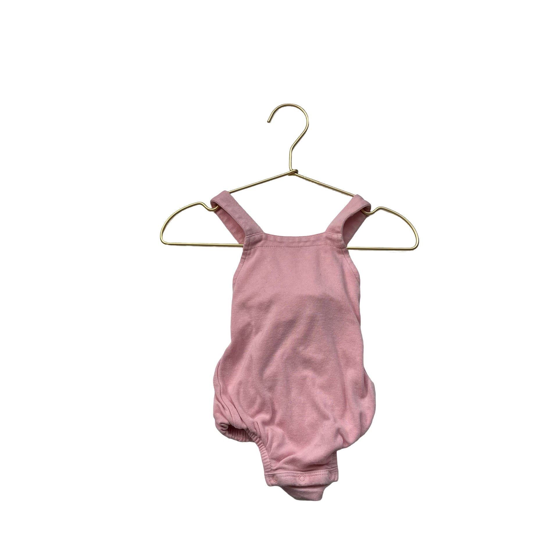 Kyte Pink Overall Bubble Romper - Size 6-12 Mo