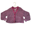 Gap Kids Pink Cotton V-Neck Cardigan Sweater - Size S 6-7