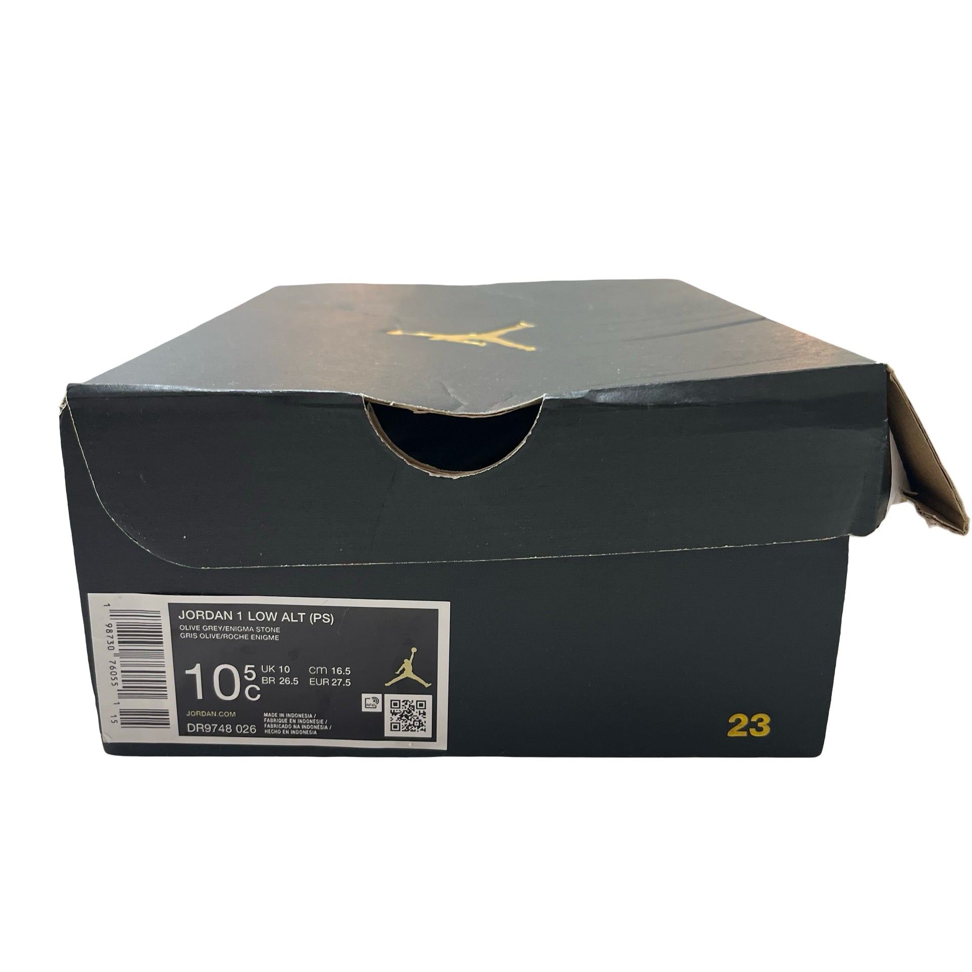 Nike Jordan Low White & Olive Gray Sneakers New in Box - Size 10.5