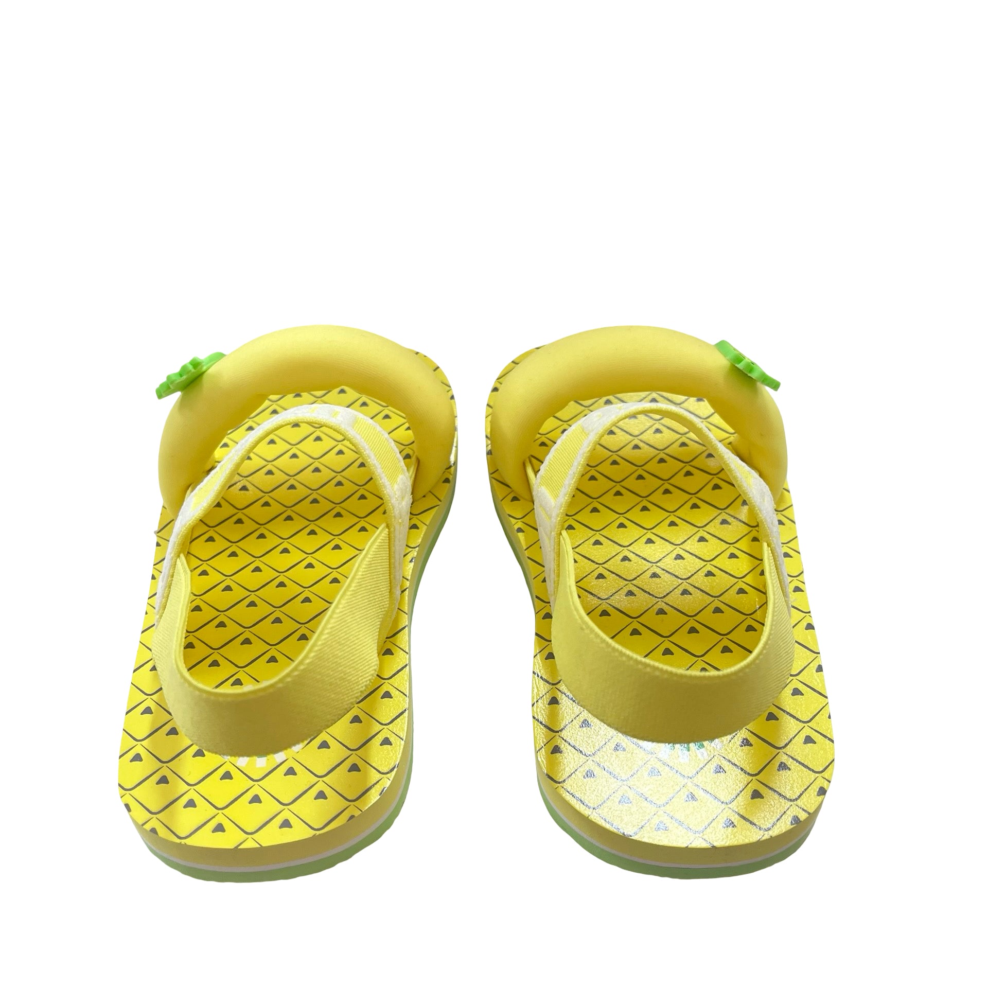 UGG Yellow 'Zuma Sling Pineapple Stuffie' Sandals New in Box - Size 9