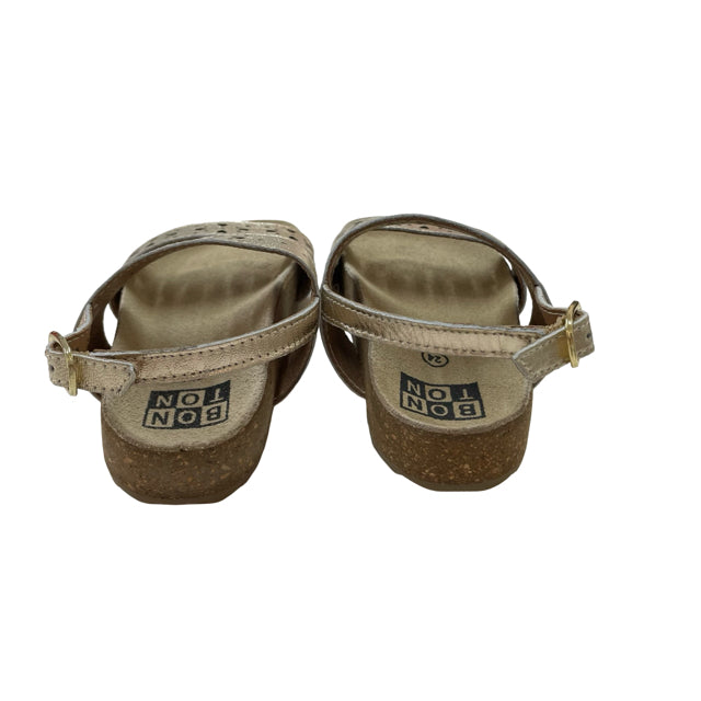 Bonton Gold Sandals - Size 24 (8)