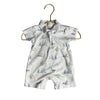 Kissy Kissy White, Blue, Green Golf Print Polo Romper - Size 0-3 Mo
