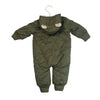 Baby Gap Olive Green Quilted Sherpa Lined Bunting - Size 3-6 Mo