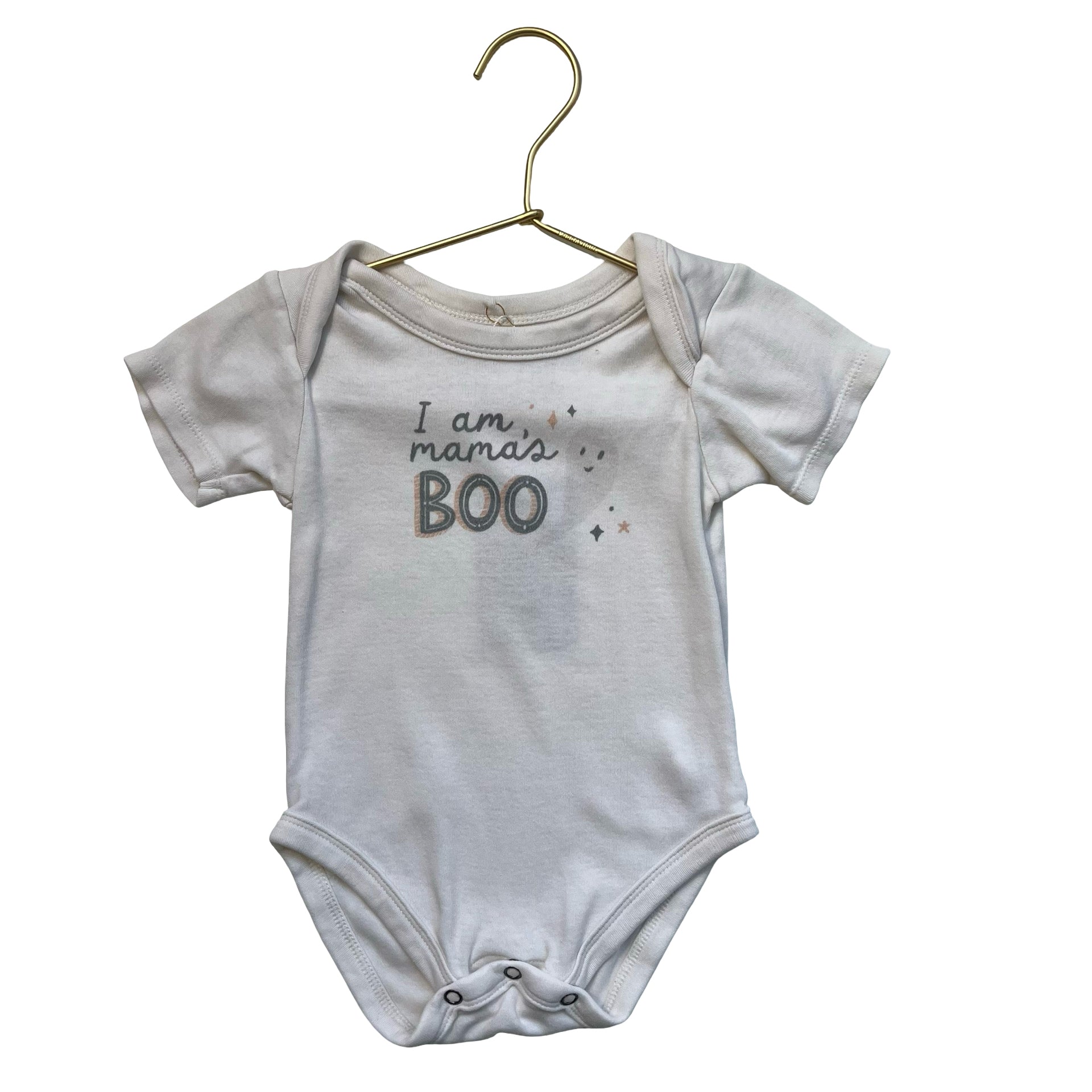 Finn & Emma Ivory 'I am Mama's Boo' Onesie - Size 9-12 Months