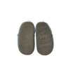 Robeez Gray & Copper Leather Bunny Soft Sole Shoes New in Box - Size 0-6 Mo