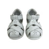 Stride Rite White Leather Closed-Toe Sandals - Size 4
