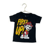 Nickelodeon Paw Patrol Black 'Fired Up' Tee - Size 2T