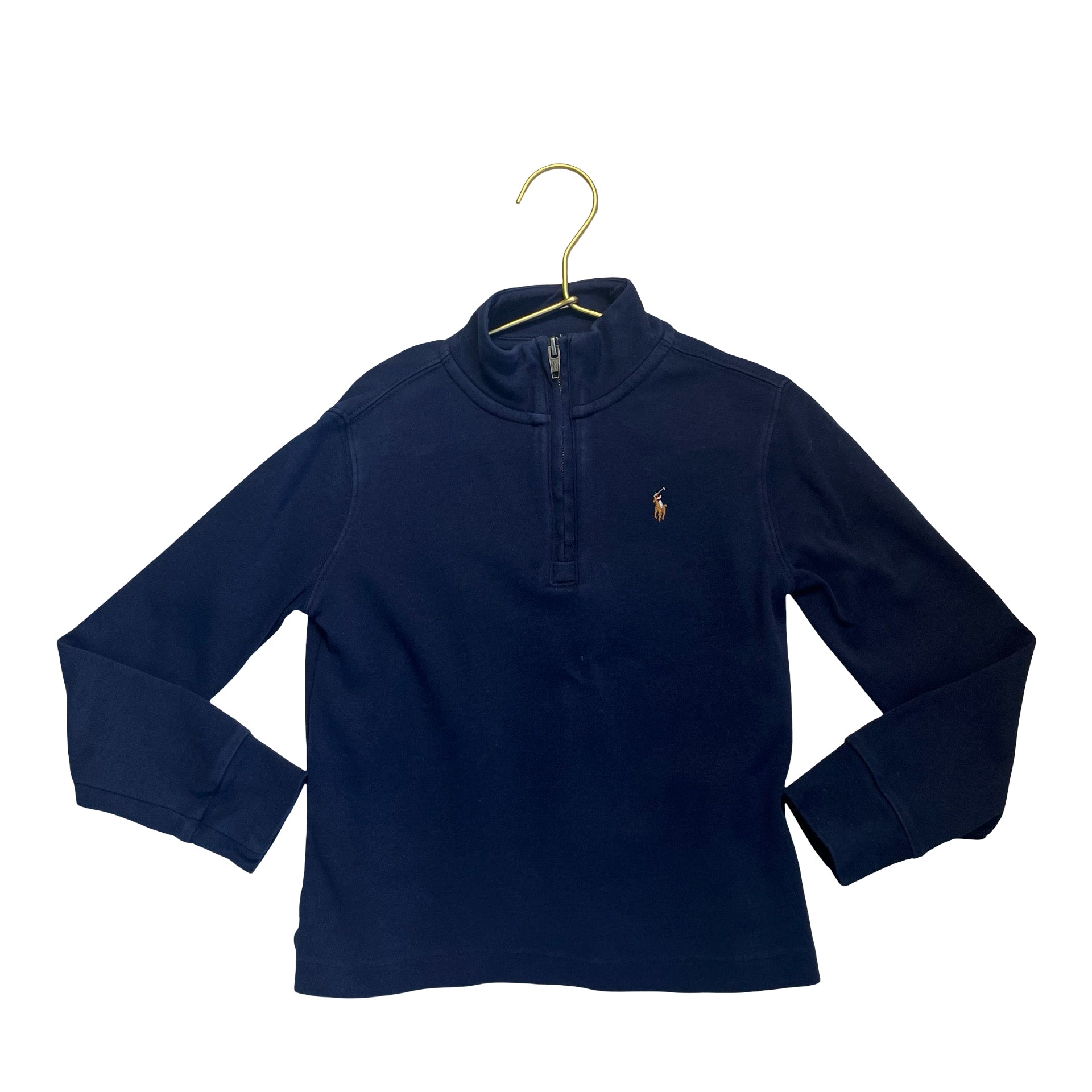 Polo Ralph Lauren Navy Quarter-Zip Pullover - Size 4