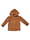 Cat & Jack Burt Orange Denim Hooded Jacket - Size 2T