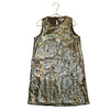 Crewcuts Collection Gold Sequin Flower Dress - Size 8