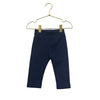 Baby Gap Fleece-Lined Navy Leggings - Size 12-18 Mo