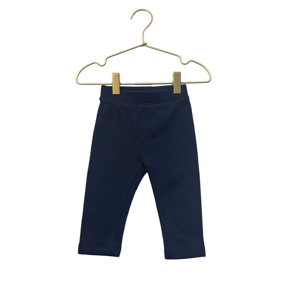 Baby Gap Fleece-Lined Navy Leggings - Size 12-18 Mo