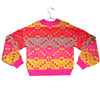Billieblush Bright Multi-Color Heart Pattern Sweater - Size 10
