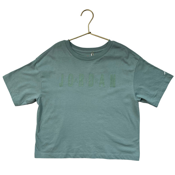 Nike Air Jordan Light Green T-Shirt - Size M 10-12