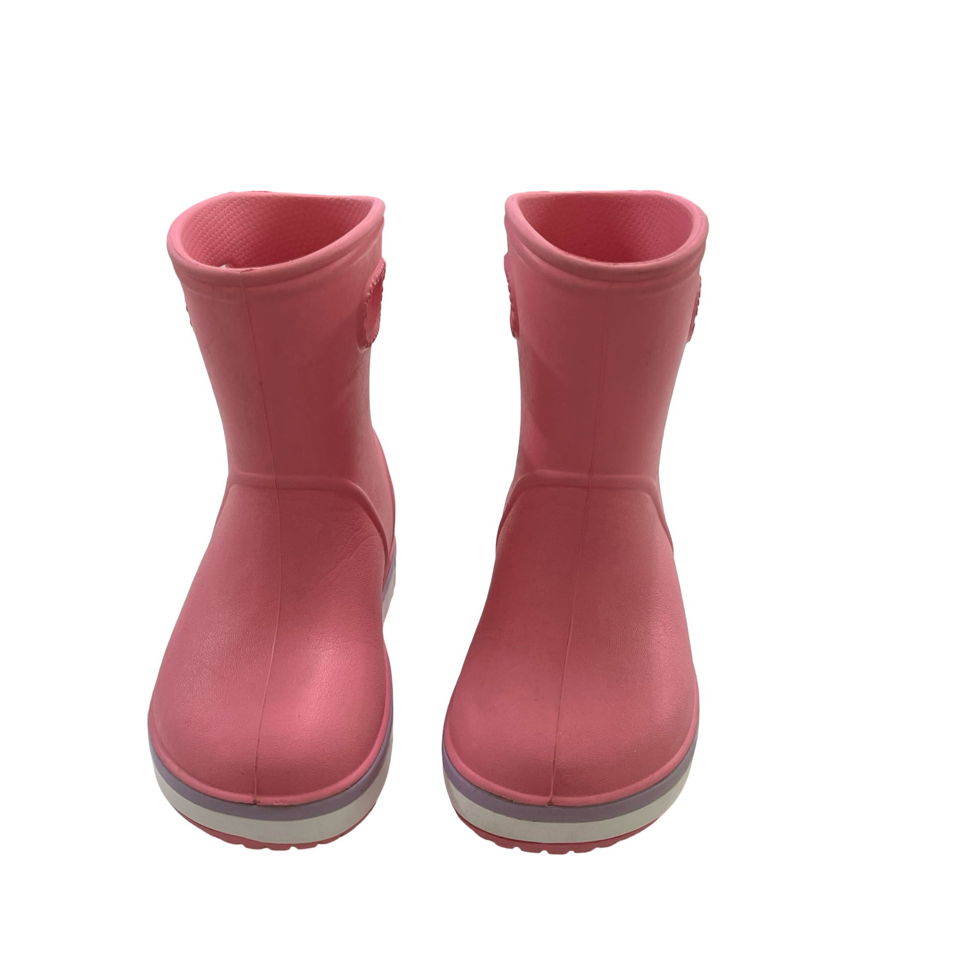 Crocs Pink Rainboots - Size C7