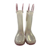 Western Chief Pearl & Lavender Sparkle Light-Up Rain Boots - Size 7