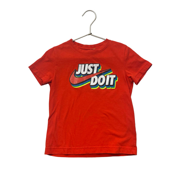 Nike Orange 'Just Do It' T-Shirt - Size 6