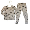 Kyte Tan Moose & Sled 2 Piece PJs - Size 2T