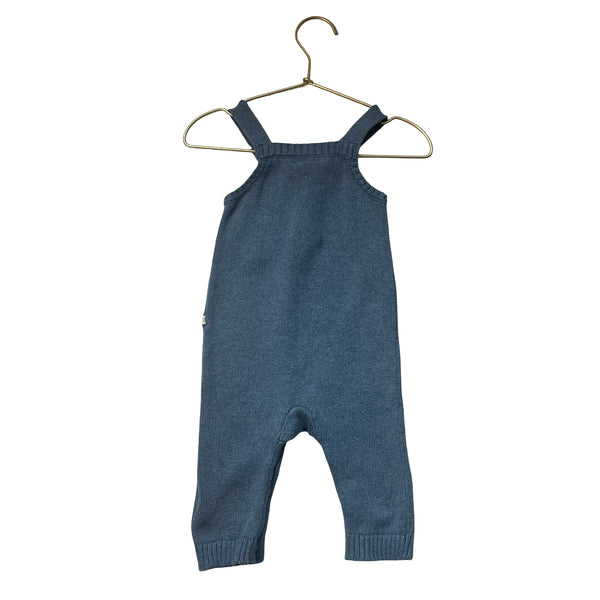 Baby Gap Blue Fair Isle Cotton Overalls - Size 3-6 Mo