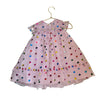 Pippa & Julie Pink Tulle & Foil Heart Print Dress - Size 24 Mo