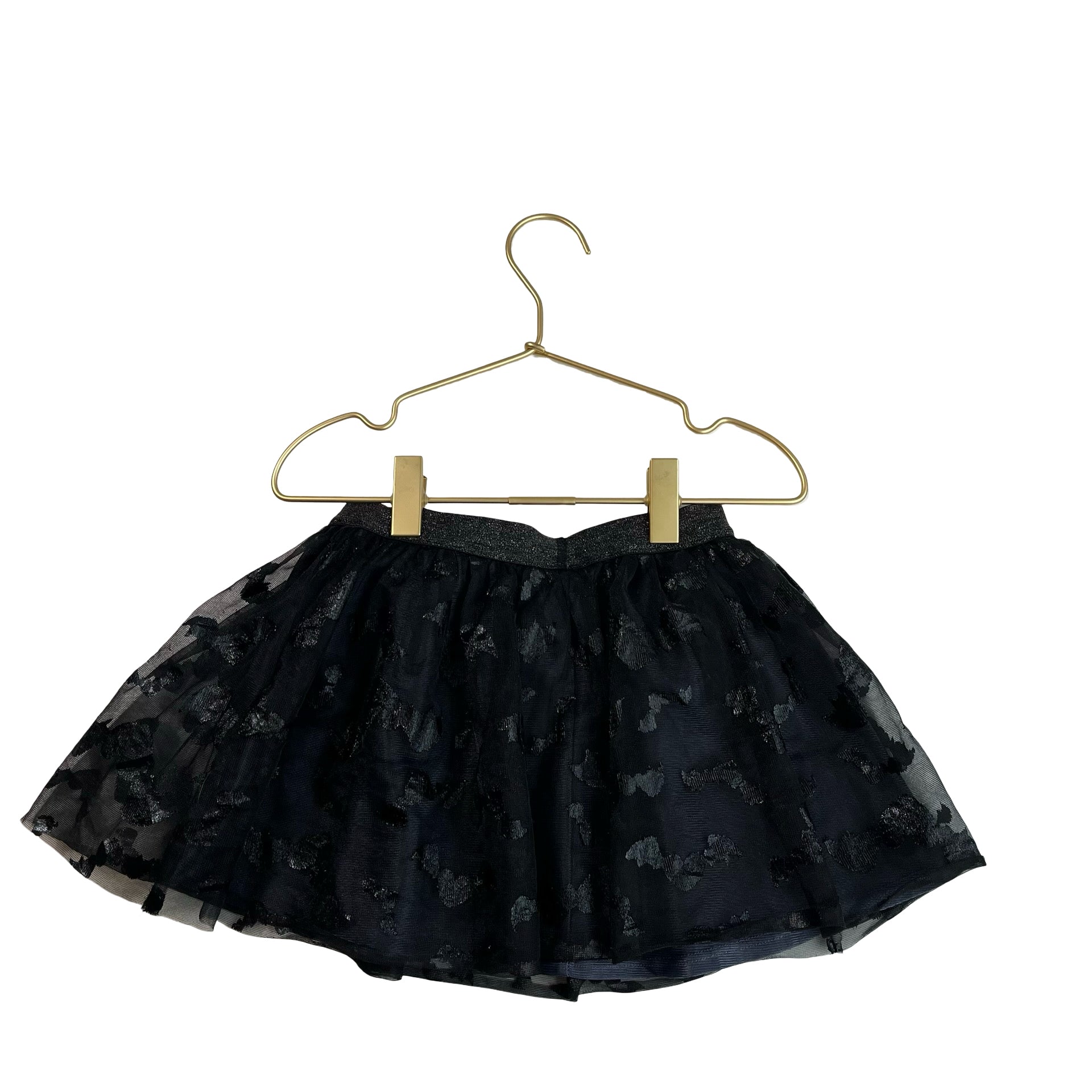 Way To Celebrate Black Bat Tulle Skirt - Size 3