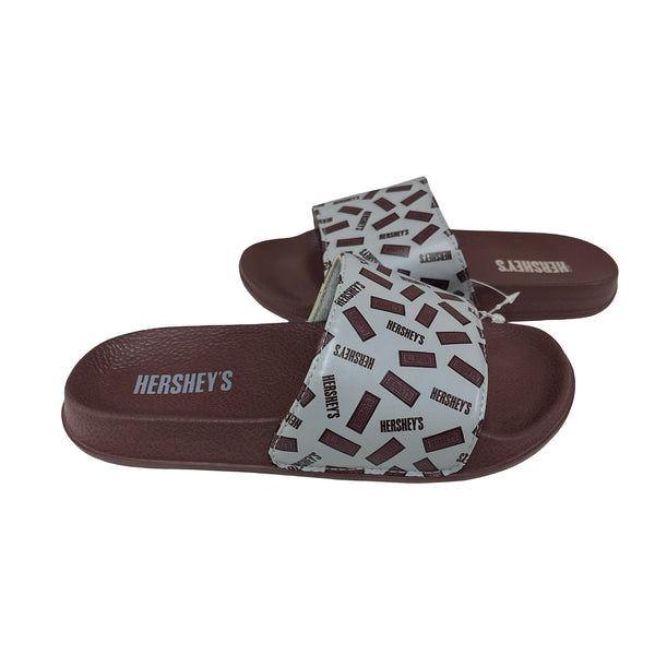 Hershey's Brown & Gray Slide Sandals - Size 13-1Y