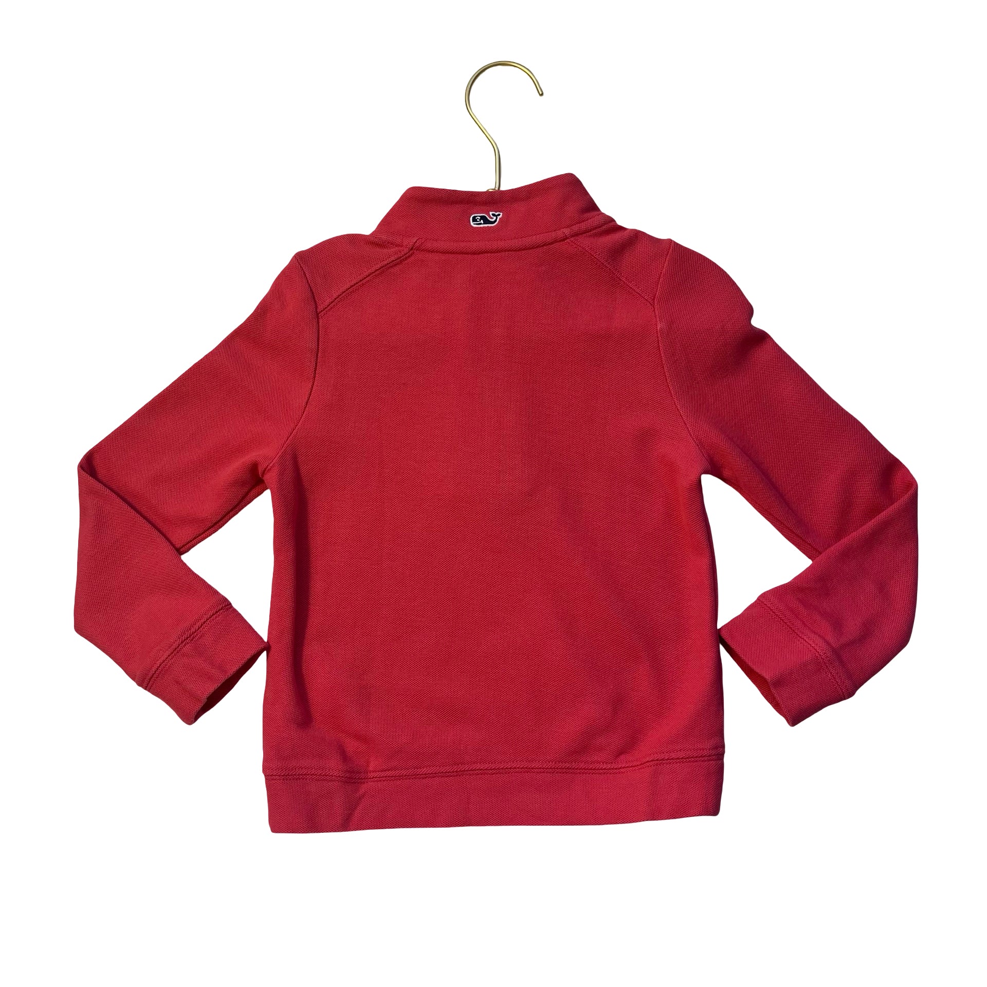 Vineyard Vines Coral Quarter-Zip Pullover - Size 2T