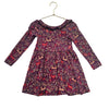 Tea Collection Purple Unicorn & Woodlands Print Dress - Size 3