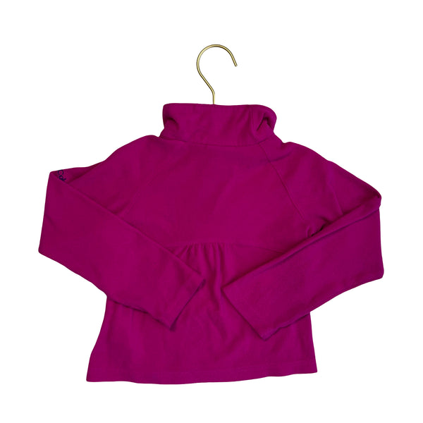 Columbia Pink Quarter-Zip Fleece Pullover - Size XXS 4-5