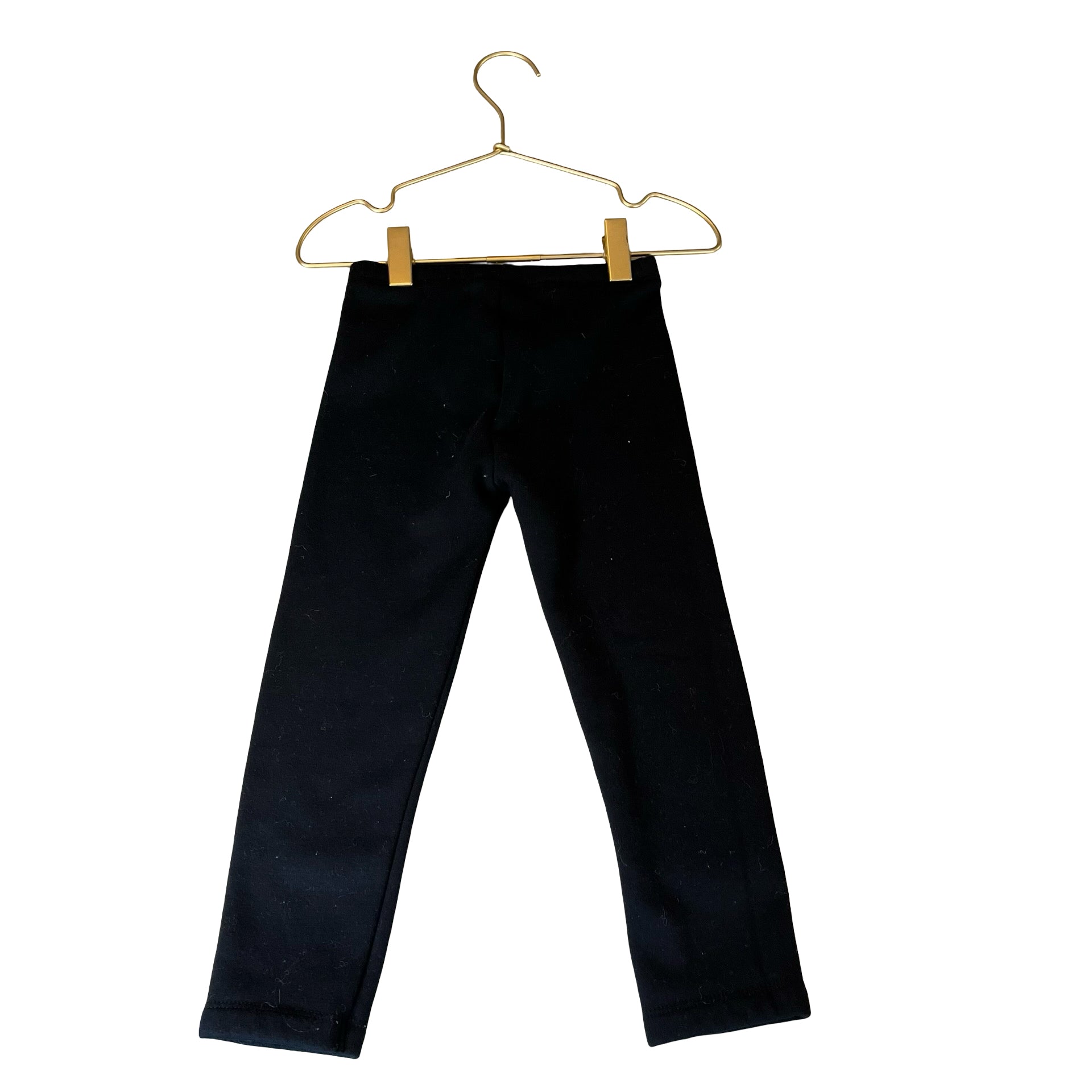 Old Navy Fleece-Lined Black Leggings - Size 4T
