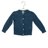 FUB Blue 100% Wool Open Weave Cardigan Sweater - Size 2Y