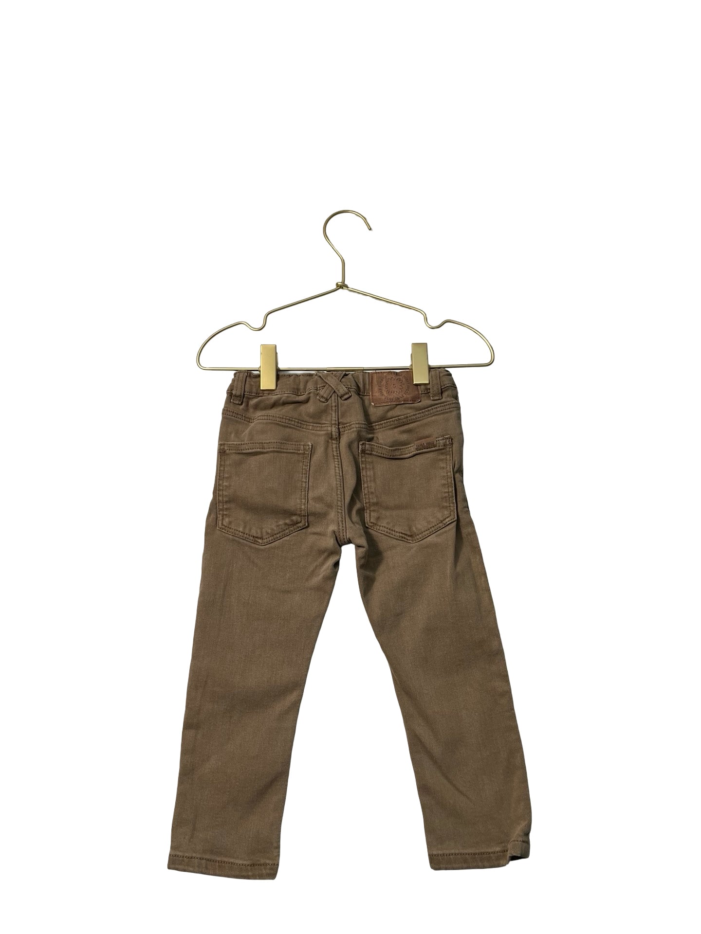 Zara 'The Slim Denim' Brown Jeans - Size 18-24 Mo