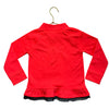 Adidas Neon Coral Sweatshirt, Black Tulle Trim - Size 4T