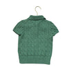 Polo Ralph Lauren Green Cotton Cable Knit Polo Shirt - Size 4T