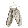 Zara Ivory Quilted Joggers - Size 2/3