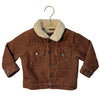 Baby Gap Sherpa-Lined Brown Corduroy Jacket - Size 18-24 Mo