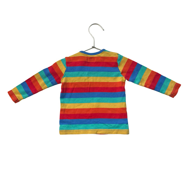 Frugi Rainbow Striped Shirt - Size 12-18 Mo