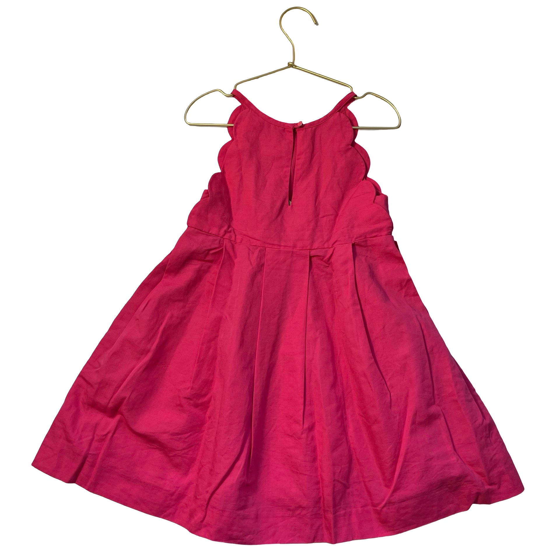 Jacadi Pink Cotton-Linen Dress - Size 6A