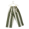 Zara Green & Ivory Striped Pants - Size 5