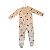 Liewood Peach Cat Print Footed One-Piece PJs - Size 80 (12-18 Mo)